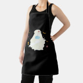 Spooky Nurse Practitioner Schattige Halloween Over Schort (Insitu)