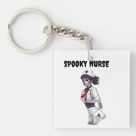 SPOOKY NURSE SLEUTELHANGER (voorkant)