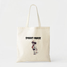 SPOOKY NURSE TOTE BAG