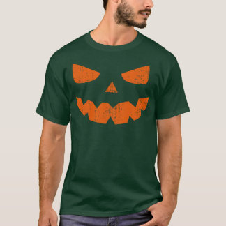 Spooky of lantaarn halloween pompoen gezicht t-shirt
