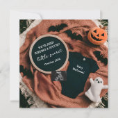 Spooky oktober digitale zwangerschap aankondiging (Voorkant)