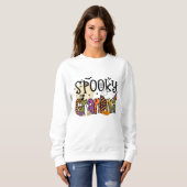Spooky oma Halloween sweatshirt (Voorkant volledig)
