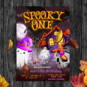 Spooky One - 1e verjaardag Kaart