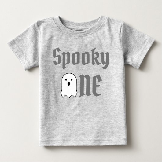 Spooky One 1st Birthday Baby T-Shirt (Voorkant)