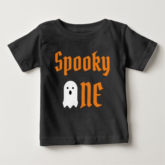 Spooky One 1st Birthday Baby T-Shirt (Voorkant)