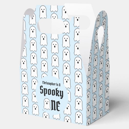 Spooky One 1st Birthday Bedankdoosjes (Geopend)