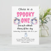 Spooky One 1st Birthday Kaart (Staand voorkant)