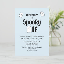 Spooky One 1st Birthday Kaart