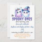 Spooky One 1st Birthday Kaart (Voorkant)