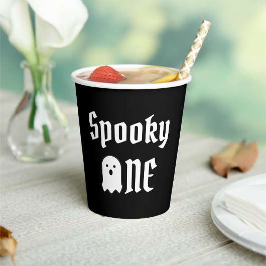 Spooky One 1st Birthday Paper Cups Papieren Bekers (Insitu)