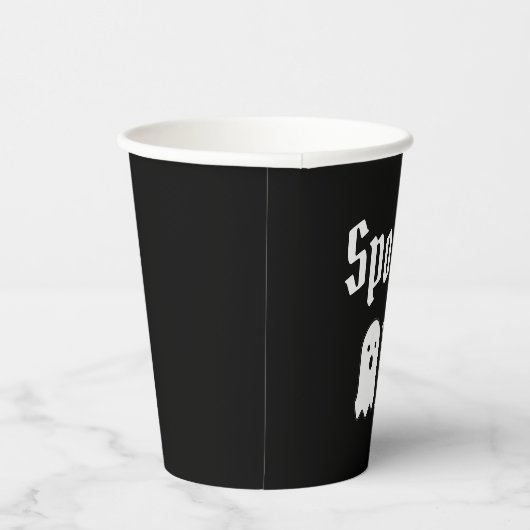 Spooky One 1st Birthday Paper Cups Papieren Bekers (Rechts)