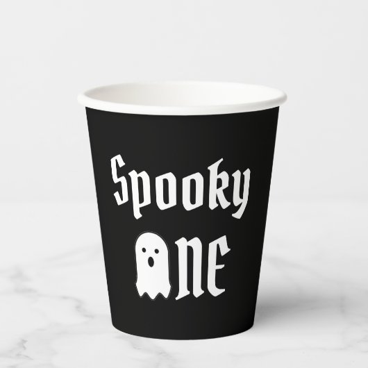 Spooky One 1st Birthday Paper Cups Papieren Bekers (Voorkant)