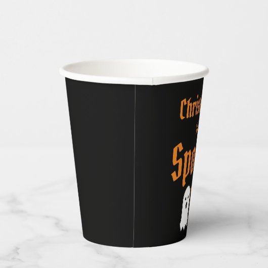 Spooky One 1st Birthday Papieren Bekers (Rechts)