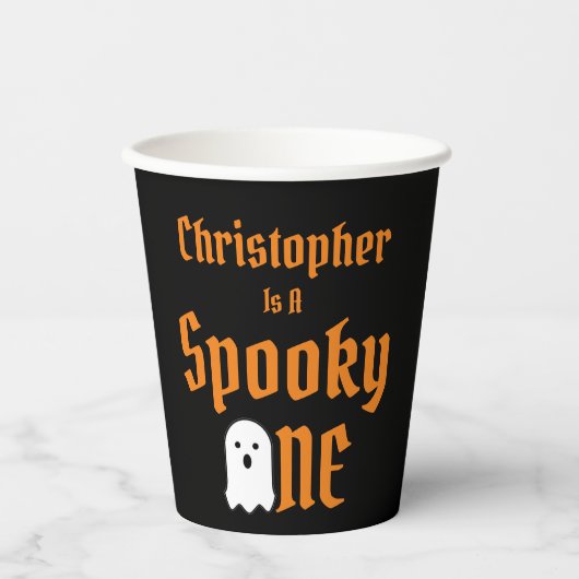 Spooky One 1st Birthday Papieren Bekers (Voorkant)