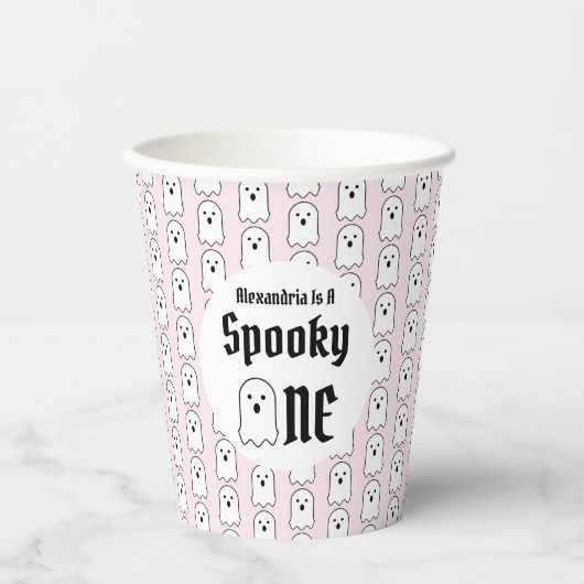 Spooky One 1st Birthday Papieren Bekers (Voorkant)