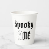 Spooky One 1st Birthday Papieren Bekers (Voorkant)