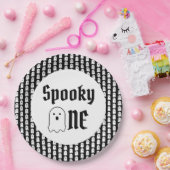 Spooky One 1st Birthday Papieren Bordje (Feest)