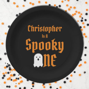 Spooky One 1st Birthday Papieren Bordje