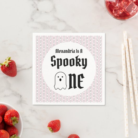 Spooky One 1st Birthday Servet (Insitu)