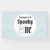 Spooky One 1st Birthday Spandoek (Horizontaal)
