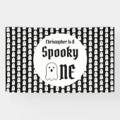 Spooky One 1st Birthday Spandoek (Horizontaal)