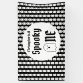 Spooky One 1st Birthday Spandoek (Verticaal)