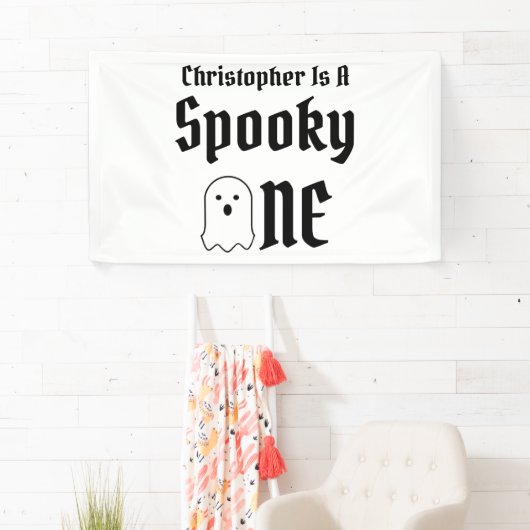 Spooky One 1st Birthday Spandoek (Insitu)