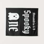 Spooky One 1st Birthday Wandkleed (Voorkant (horizontaal))