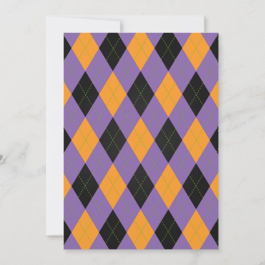 Spooky One Birthday Invitation - Blk Kaart (Achterkant)