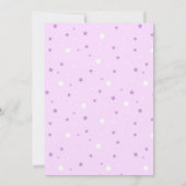 Spooky One Birthday Invitation - Paars Kaart (Achterkant)