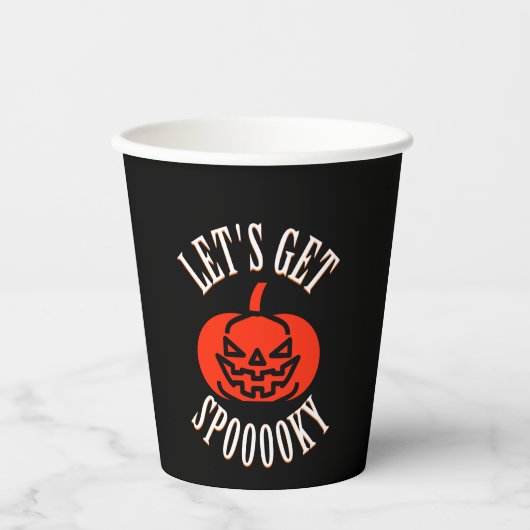 Spooky One Birthday papieren bekers (Voorkant)