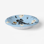 Spooky One Blue Halloween 1st Birthday Party Papieren Kommen (Gebogen)