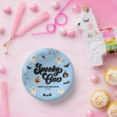 Spooky One Blue Halloween 1st Birthday Party Papieren Kommen (Feest)