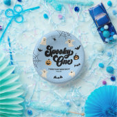 Spooky One Blue Halloween 1st Birthday Party Papieren Kommen (Feest)