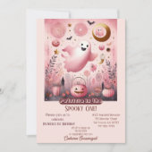 Spooky One Boo Crew Vriendelijke Ghost Ghouls Verj Kaart (Voorkant)