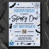 Spooky One! Boys Halloween 1e verjaardag Kaart