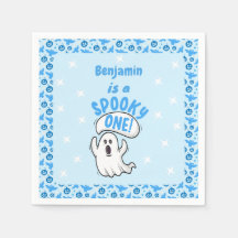 Spooky One Cute Funny Halloween Ghost 1st Birthday
