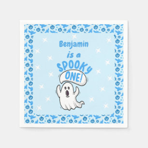 Spooky One Cute Funny Halloween Ghost 1st Birthday Servet