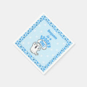 Spooky One Cute Funny Halloween Ghost 1st Birthday Servet (Hoek)