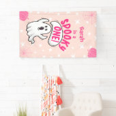 Spooky One Cute Funny Halloween Ghost 1st Birthday Spandoek (Insitu)