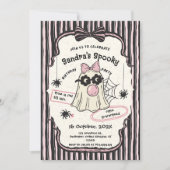 Spooky One — Cute Halloween 1st Birthday Invite Kaart (Voorkant)