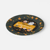 Spooky One Cute Halloween Birthday  Papieren Bordje (Gekanteld)