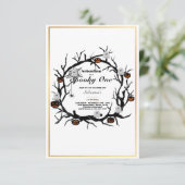 Spooky One Cute Halloween Ghost 1e verjaardag Kaart (Staand voorkant)