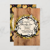 Spooky One Cute Halloween Ghost 1e verjaardag Kaart (Voorkant / Achterkant)