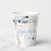 Spooky One Cute Halloween Ghost 1e verjaardag Papieren Bekers (Achterkant)