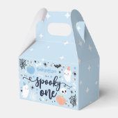 Spooky One Cute Halloween Ghost 1st Birthday Decor Bedankdoosjes (Achterkant)