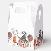 Spooky One Cute Waterverf Halloween 1e verjaardag Bedankdoosjes (Geopend)