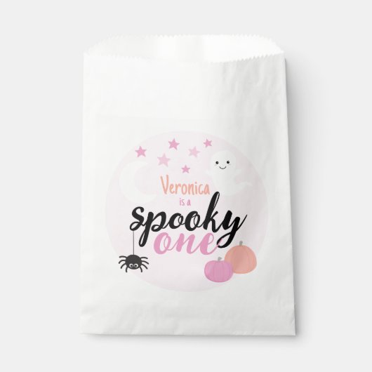 Spooky One Eerste Verjaardag Bedankzakje (Voorkant)