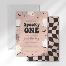 Spooky One First Birthday Invitation Eerste Boeken