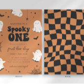Spooky One First Birthday Invitation Eerste Boeken Kaart